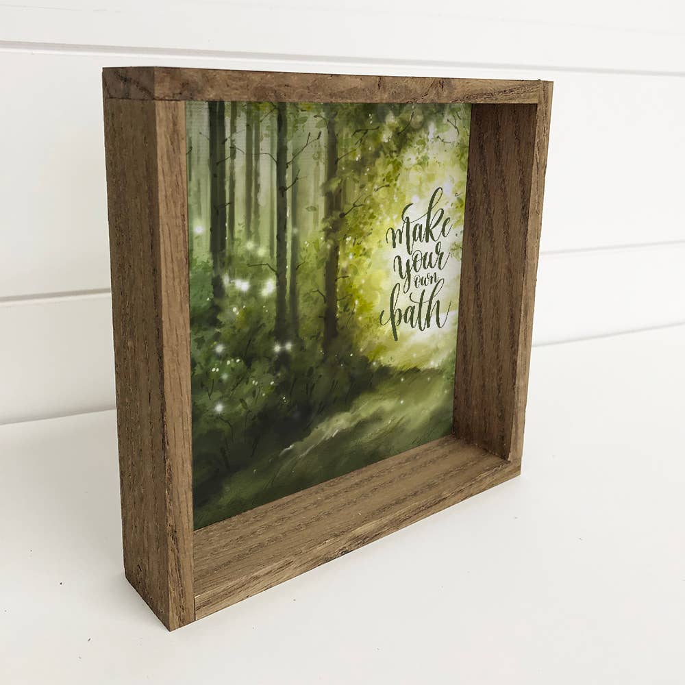 Make Your Own Path Canvas Small Gift