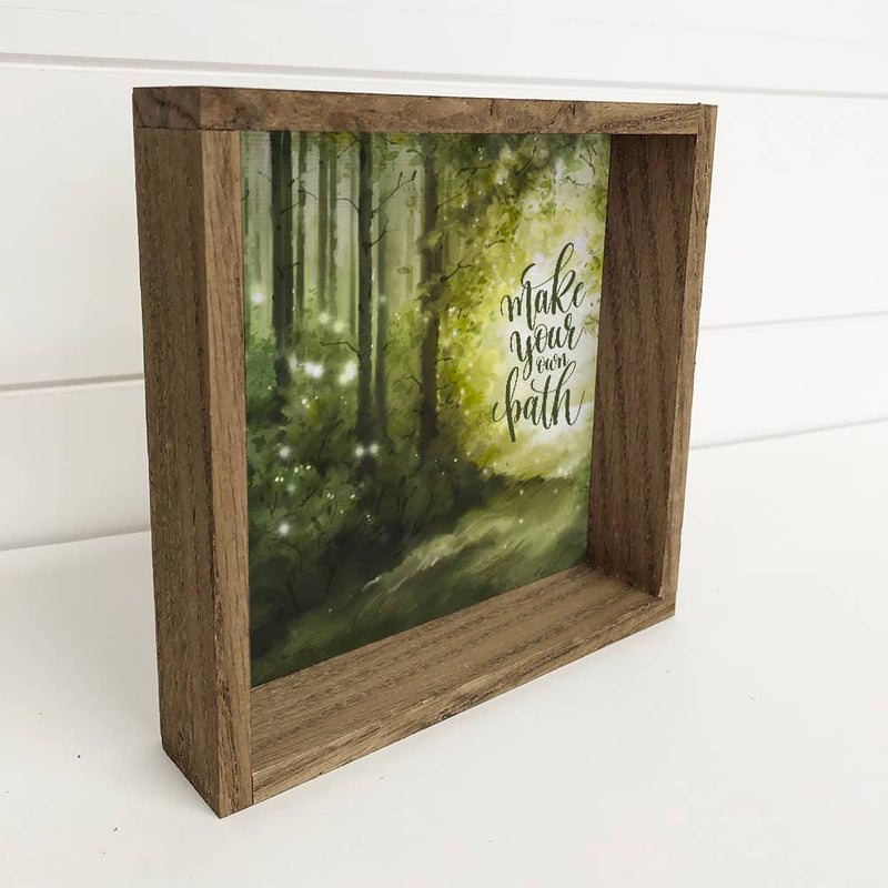 Make Your Own Path Canvas Small Gift