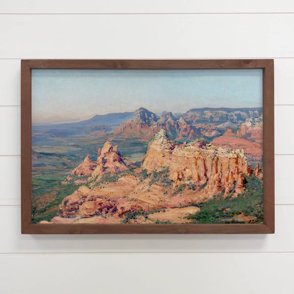 Flagstaff Arizona - Flagstaff Landscape Canvas Art - Framed