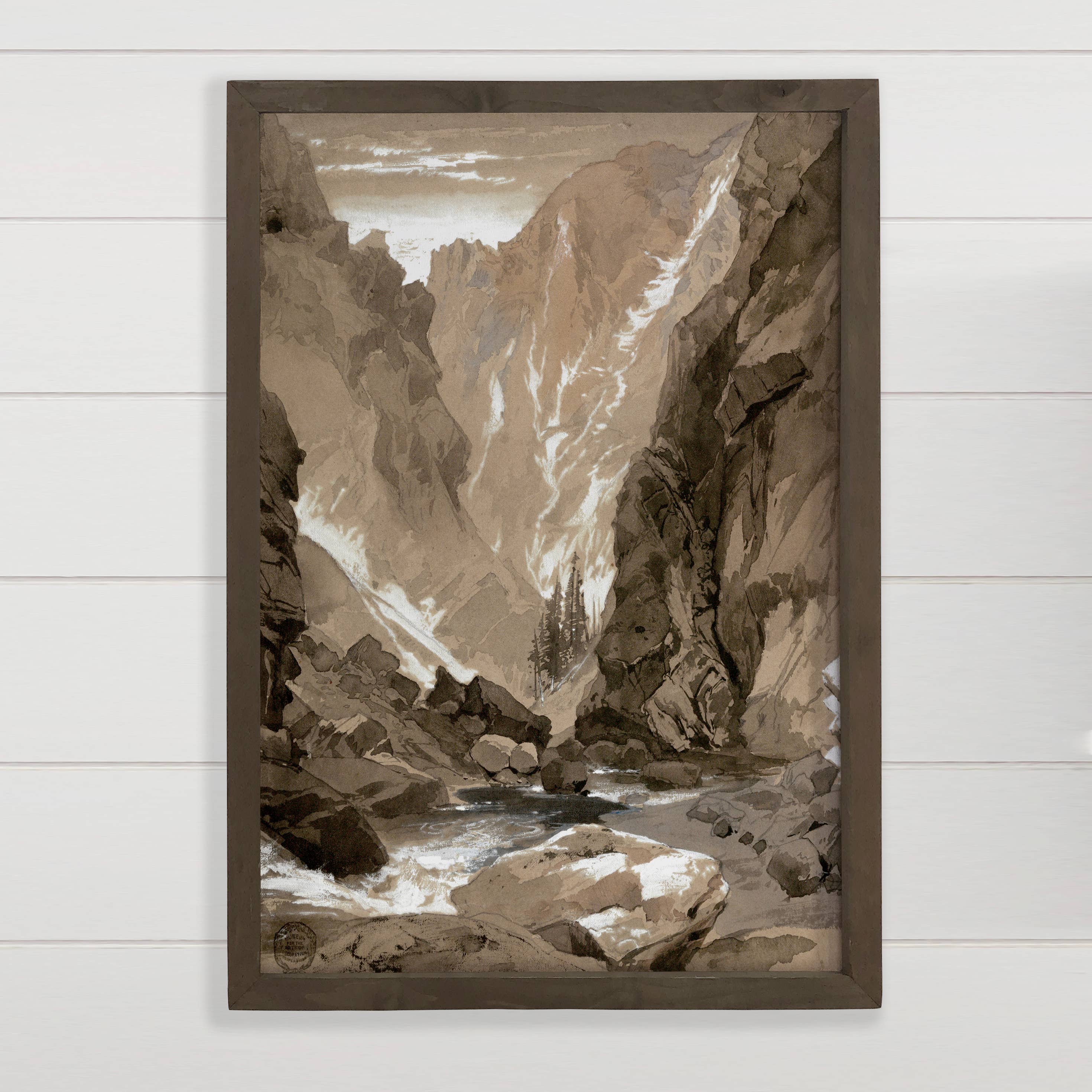 Toltec Gorge Colorado - Framed Nature Wall Art - Cabin Decor