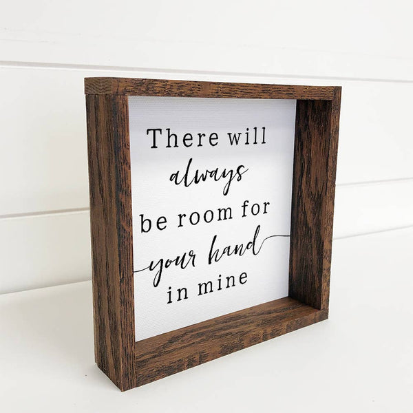 Mother's Day- Your Hand In Mine- Farmhouse Quote for Mom