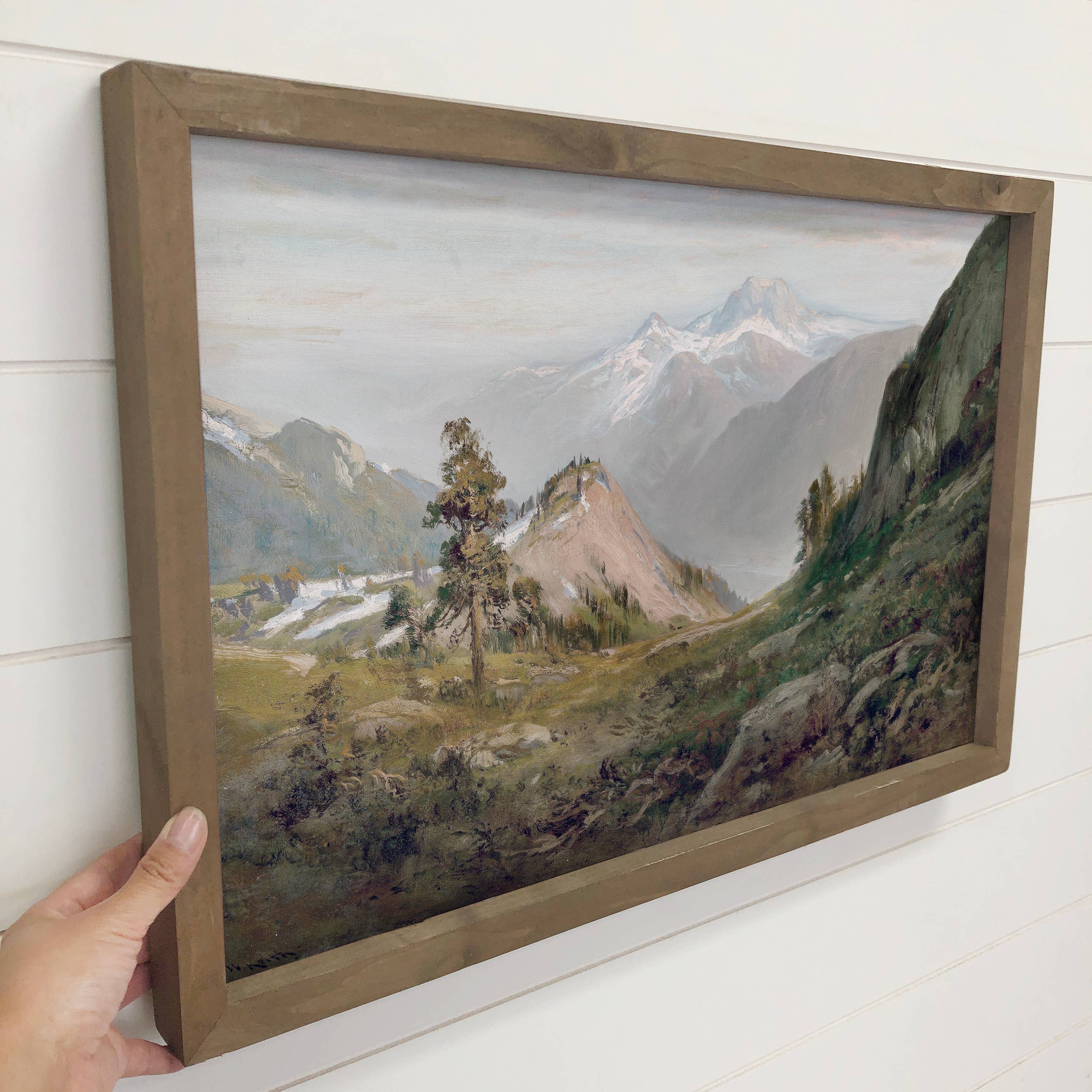 California Mountaintops - Mountain Landscape Canvas Art