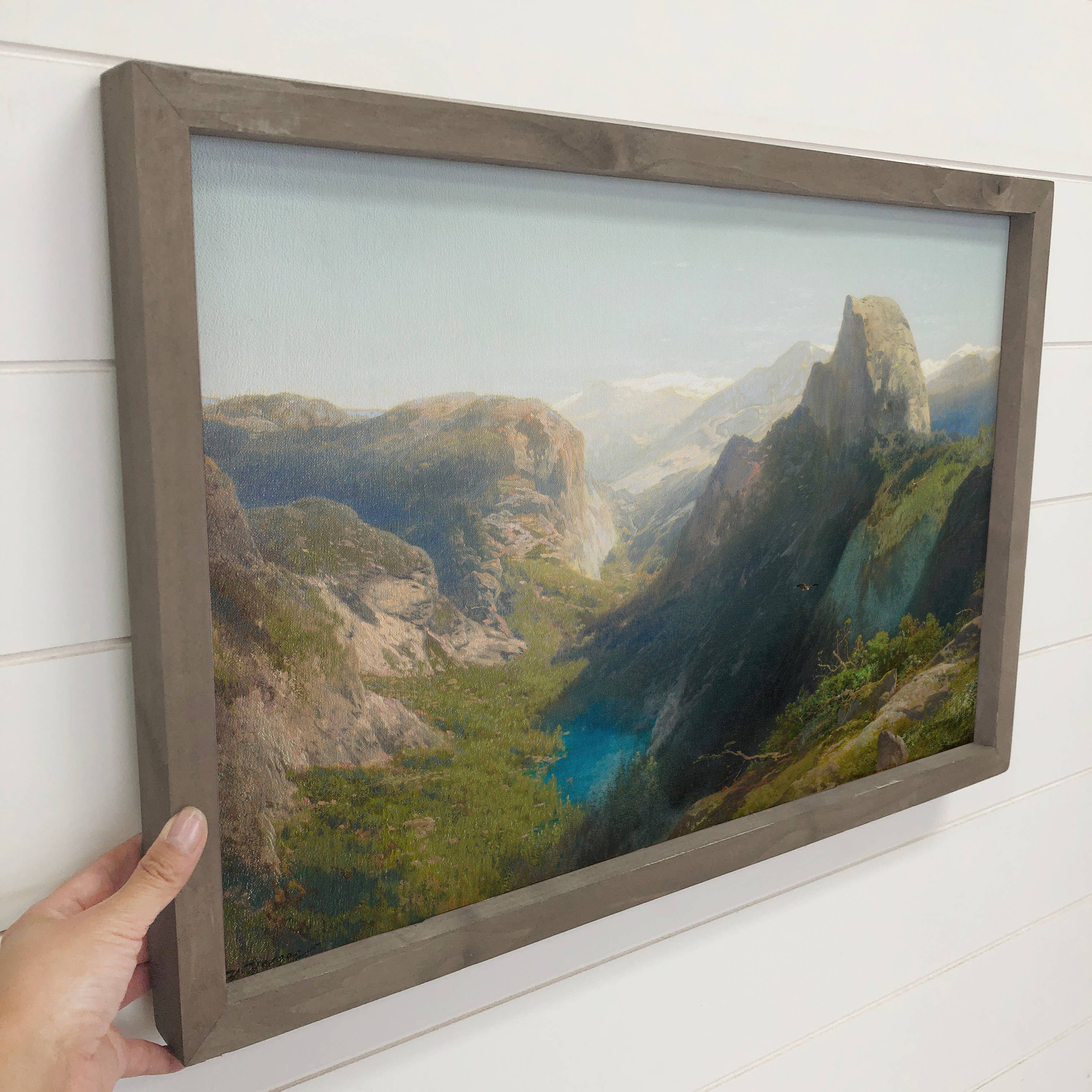 Mirror Lake Yosemite - Nature Canvas Art - Wood Framed Art