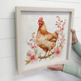 Spring Chicken Cherry Blossom - Spring Chicken Canvas Art