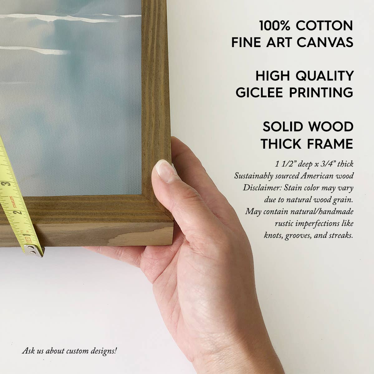 Jesus Walking on Water - Jesus Canvas Art - Wood Framed Art