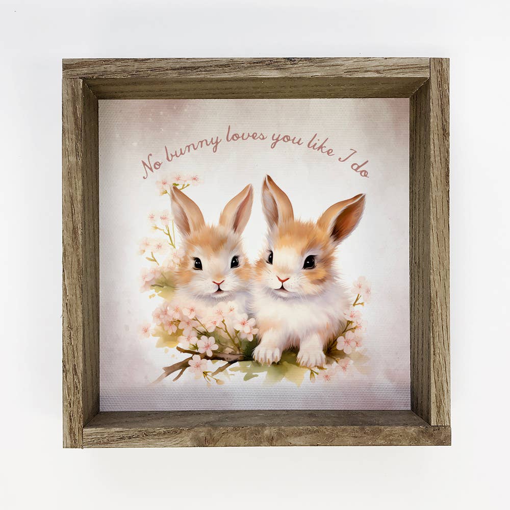 No Bunny Loves You Like I Do - Cute Spring Time Bunnies