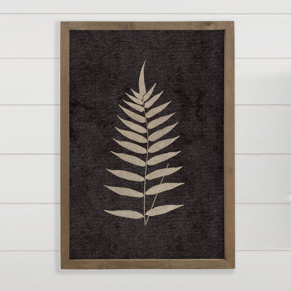 Fern Leaf V - Framed Nature Wall Art - Ranch House Wall Art