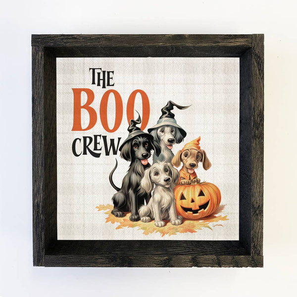 Halloween Vintage The Boo Crew - Cute Halloween Animal Art