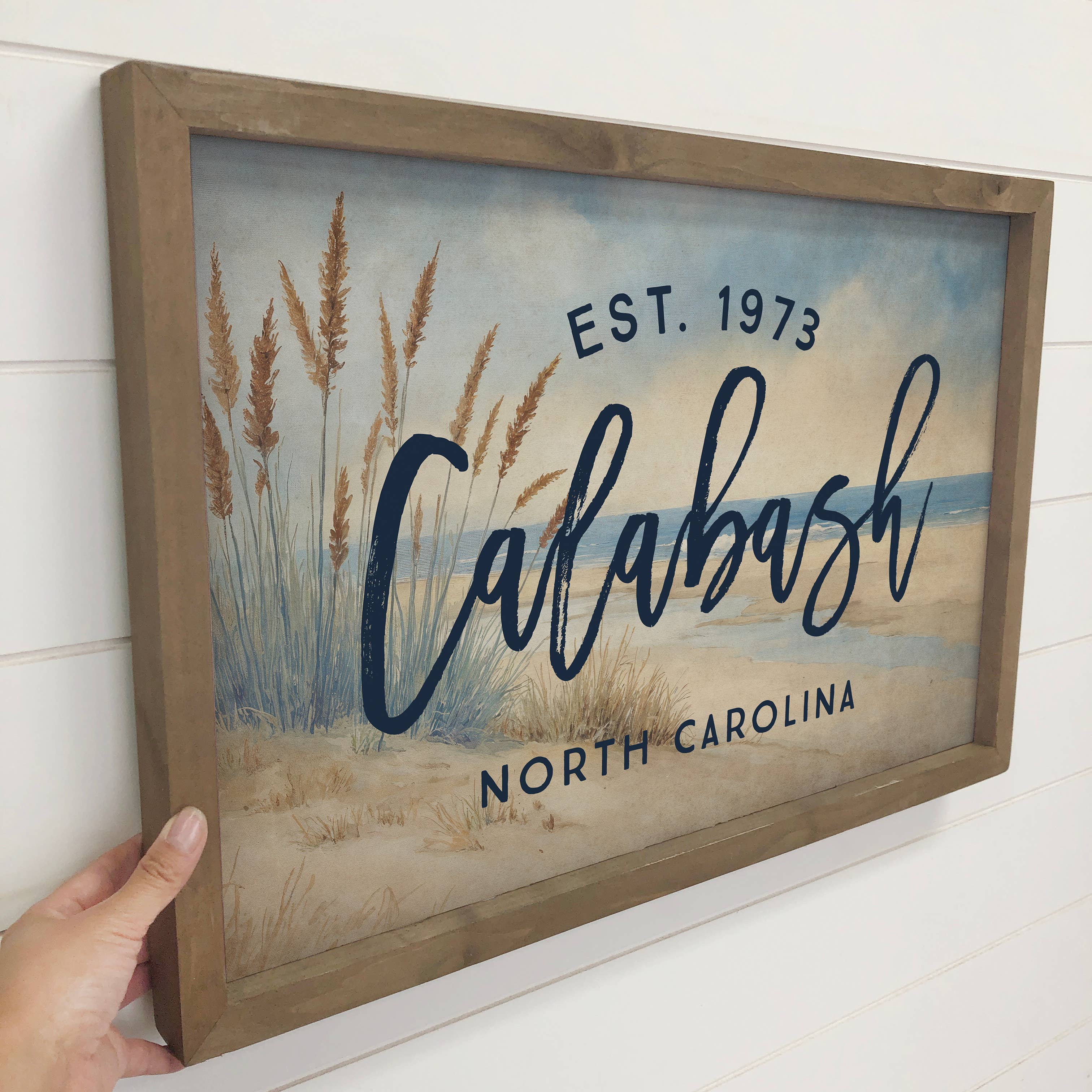 Custom Beach Grass Town - Beach House Custom Wall Decor
