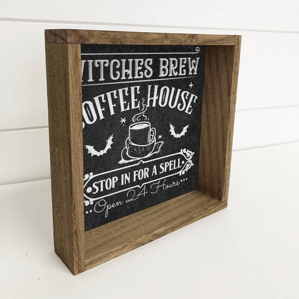 Witches Brew Coffee House - Kitchen Halloween Decoration