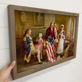 Betsy Ross American Flag Painting - Patriotic Painting Decor