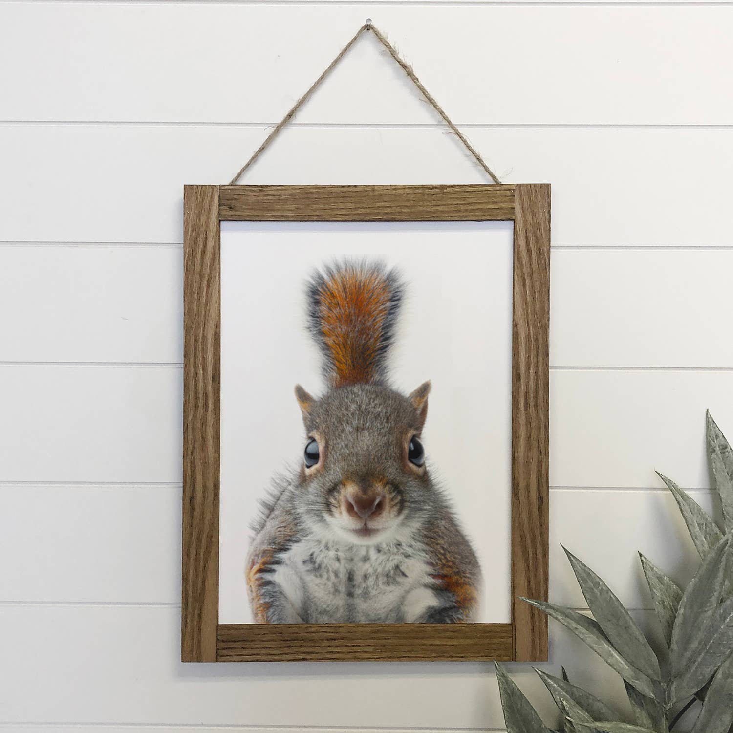 Baby Squirrel Wood Sign Cute Animal Wall Art