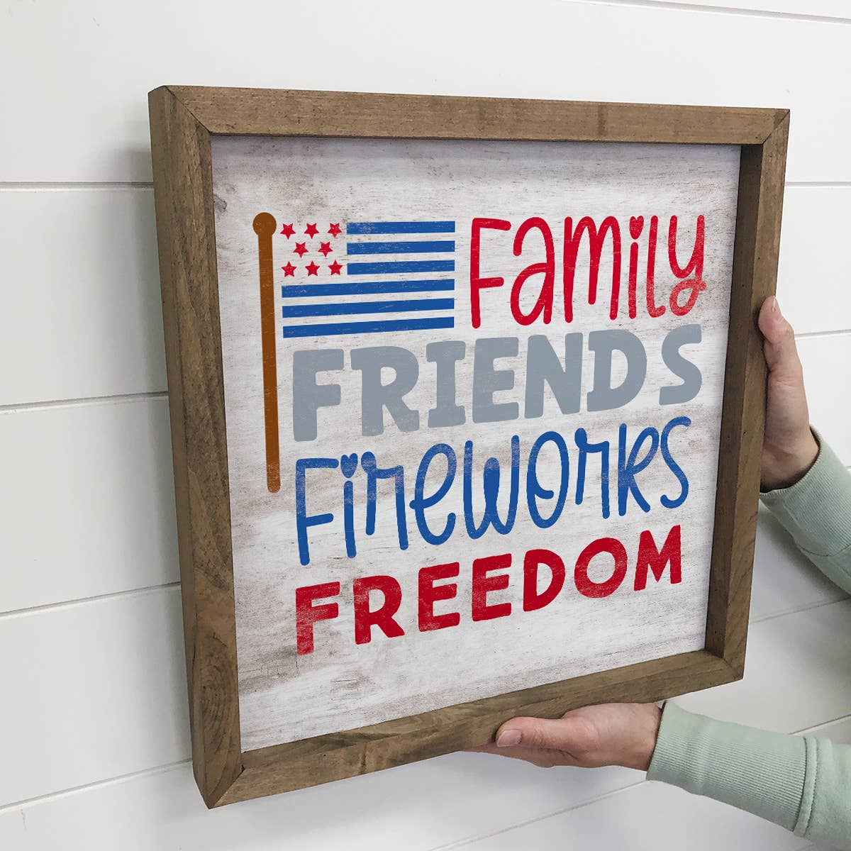 4th of July Friends Family Fireworks Freedom - Patriotic Art