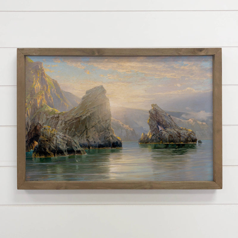 Shetland Islands - Landscape Canvas Art - Wood Framed Art