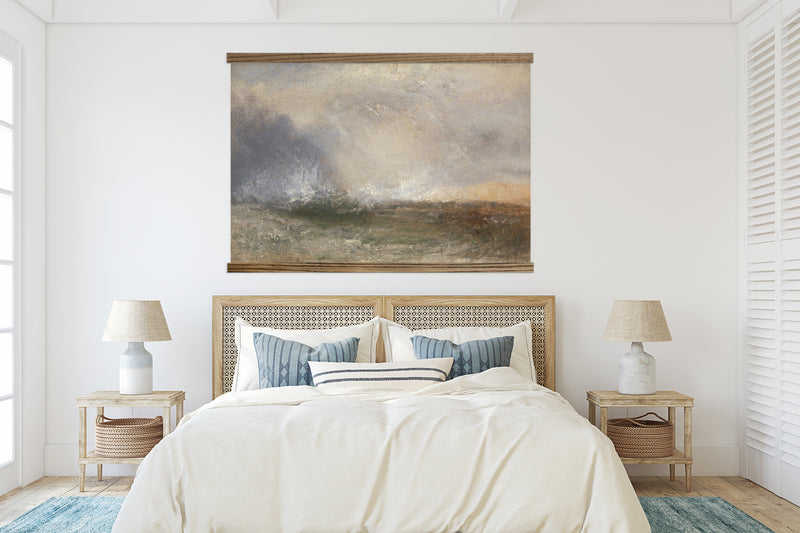 Bedroom Large Canvas Wall Decor - Abstract Sea
