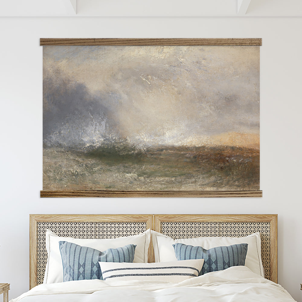 Bedroom Large Canvas Wall Decor - Abstract Sea