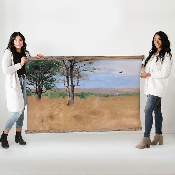 African Savannah - Savannah Landscape Canvas Art - Framed