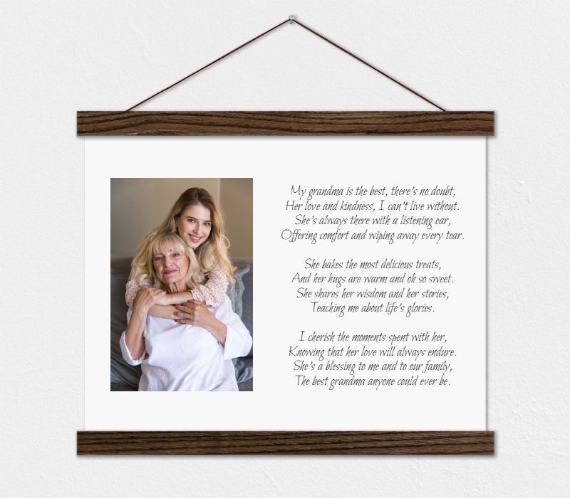 Grandma Poem and Photo - Mother's Day Gift Idea