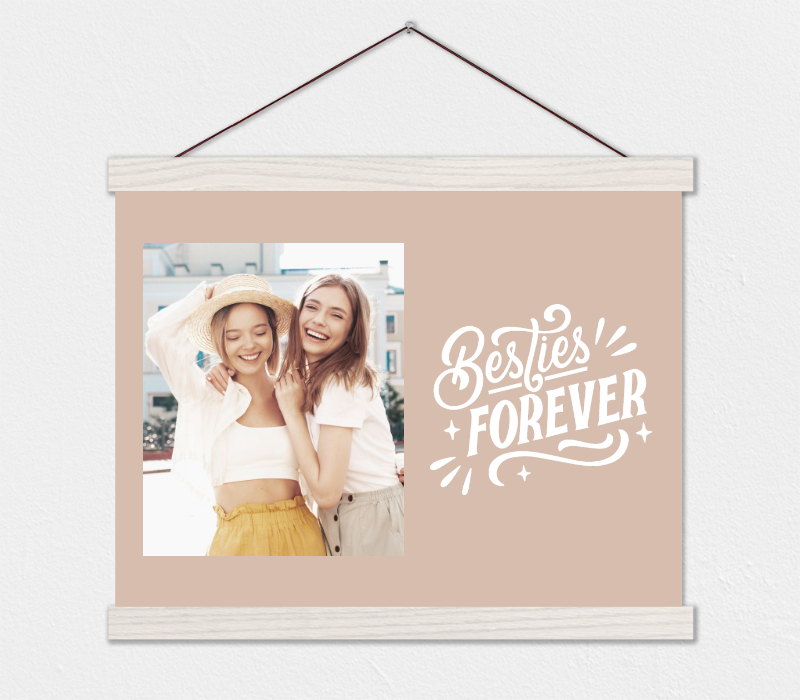 Besties Forever - Custom Canvas Photo Gift