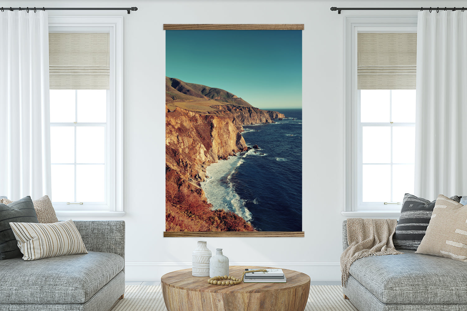 Big Sur Coast - Framed Nature Photograph - Beach House Art