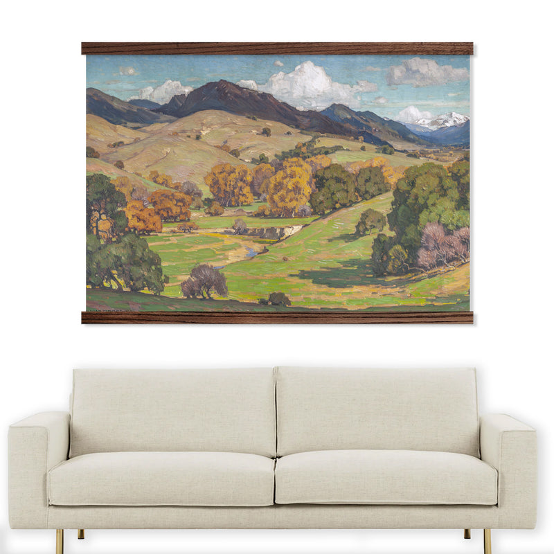 California Summer Landscape - Nature Canvas Art - Framed Art