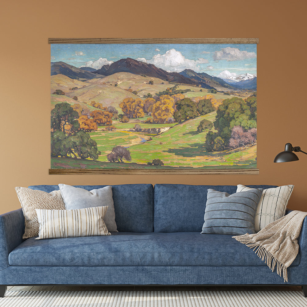 California Summer Landscape - Nature Canvas Art - Framed Art