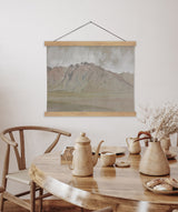 Desert Mountains - Giclee Fine Art Print Poster or Canvas