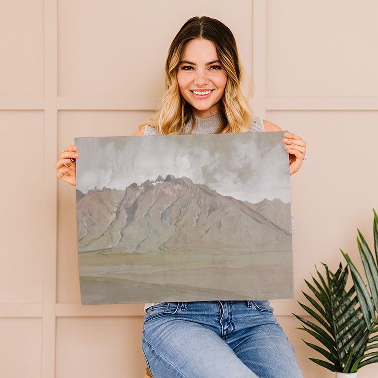 Desert Mountains - Giclee Fine Art Print Poster or Canvas