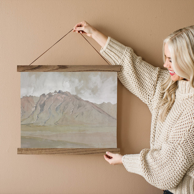 Desert Mountains - Giclee Fine Art Print Poster or Canvas