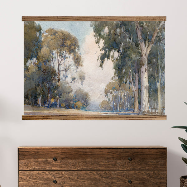 Living Room Canvas Wall Art - Eucalyptus Landscape