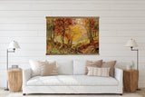 Forest Glade in the Fall - Large Wall Decor for Living Room