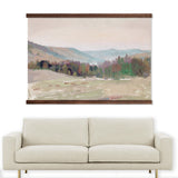 Highland Landscape Painting - Oversized Earthy Tones Wall Art Print