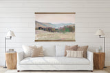 Highland Landscape Painting - Oversized Earthy Tones Wall Art Print