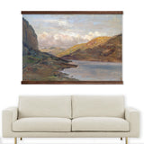 Living Room Large Canvas Art - Mountain Lake