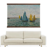 Bedroom Large Canvas Wall Art - Sailing South of France