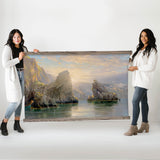 Artwork for Living Room - Extra Large Canvas Wall Art -  Shetland Islands Canvas Art