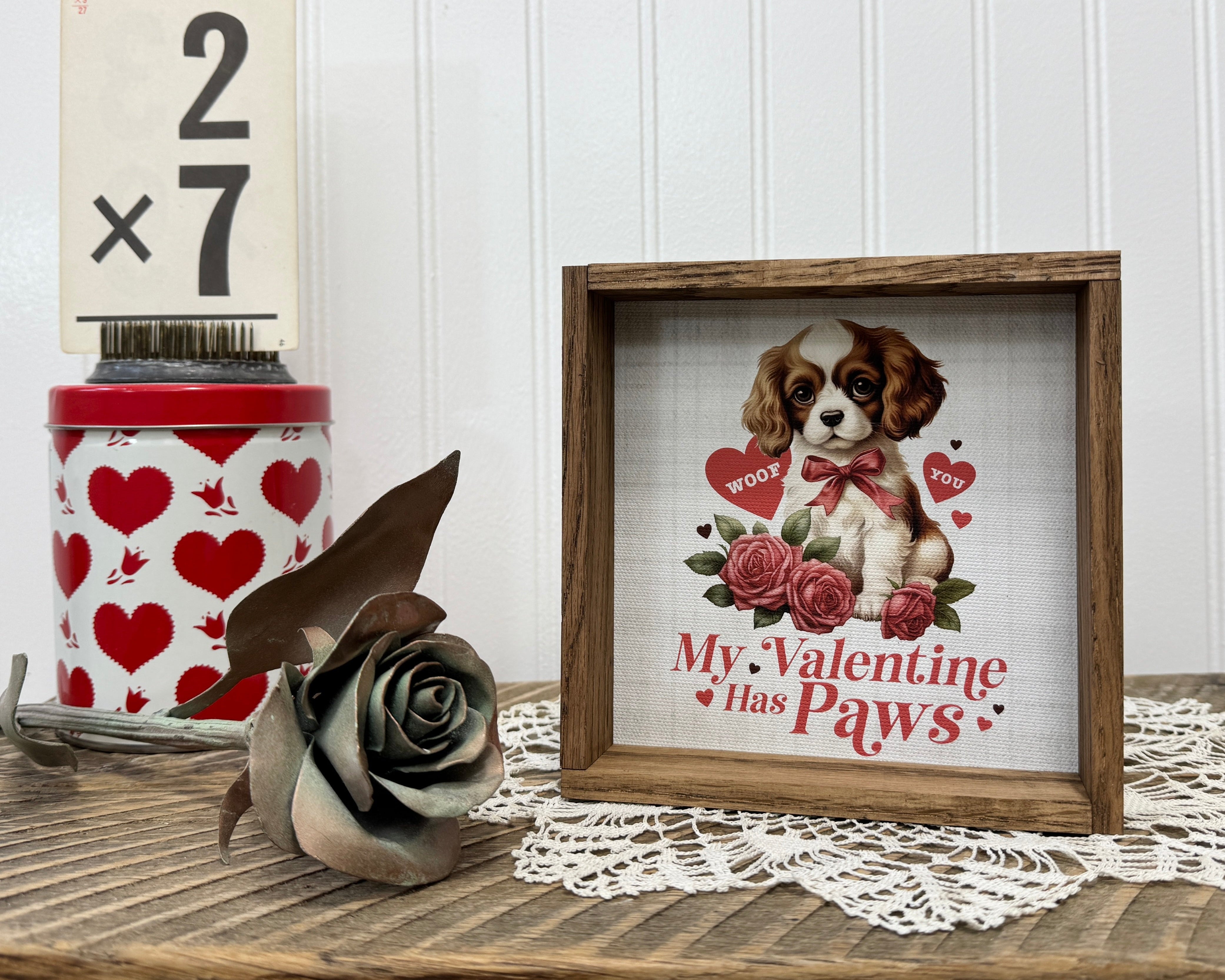 Valentine Dogs Home Decor