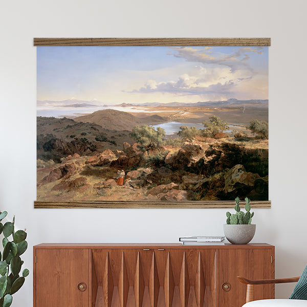 Home Office Large Canvas Wall Art - Valley of Mexico
