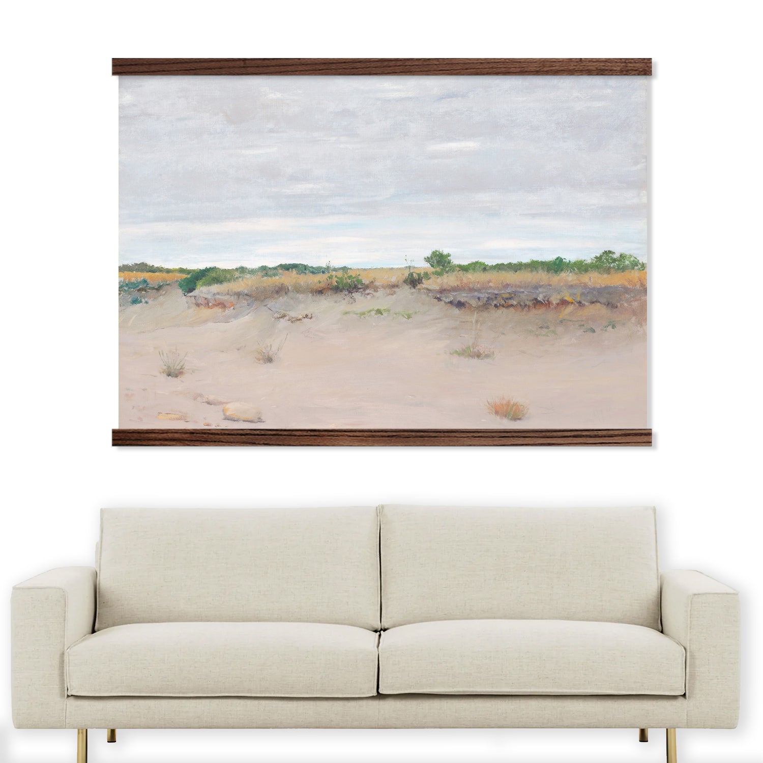 Wall Decor For Bedroom - Wind Swept Sands - Beach House Wall Art - Framed Nature Art