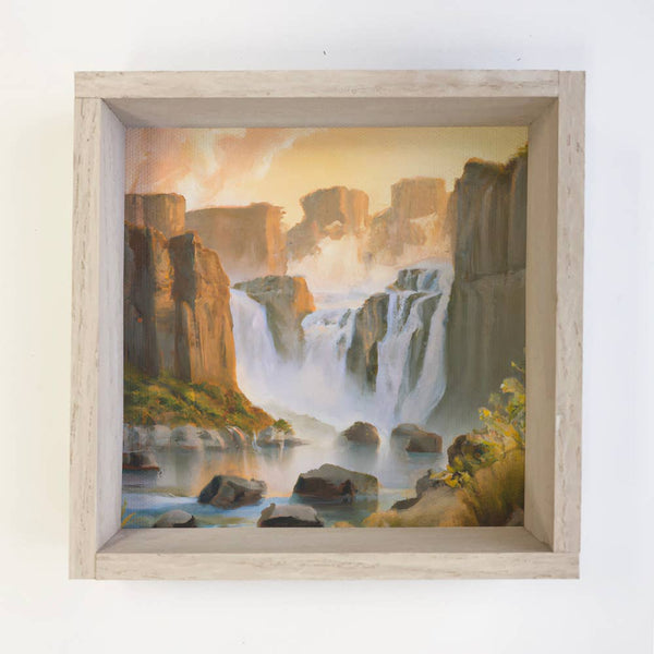 Idaho Souvenir Shop- Shoshone Falls Painting- Small Print