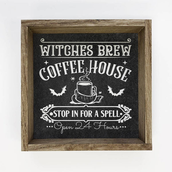 Witches Brew Coffee House - Kitchen Halloween Decoration