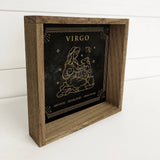 Virgo Zodiac Horoscope Sign Canvas and Wood Wall Art