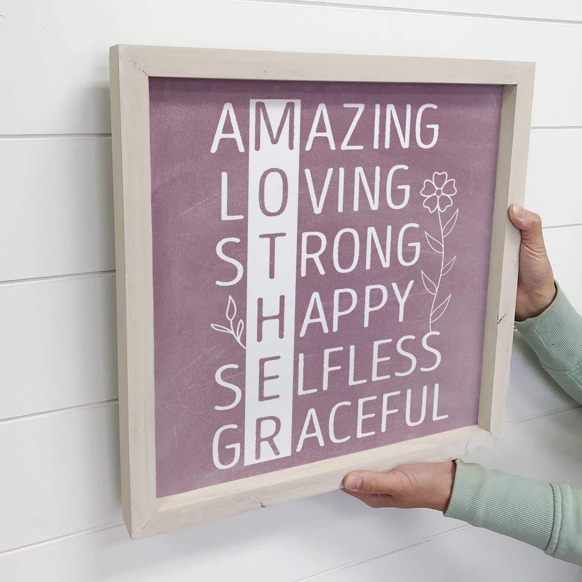 Mothers Amazing Loving Strong - Mothers Day Gift Word Art