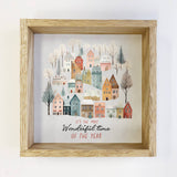 Hygge It's the Most Wonderful Time Houses - Rustic Holiday