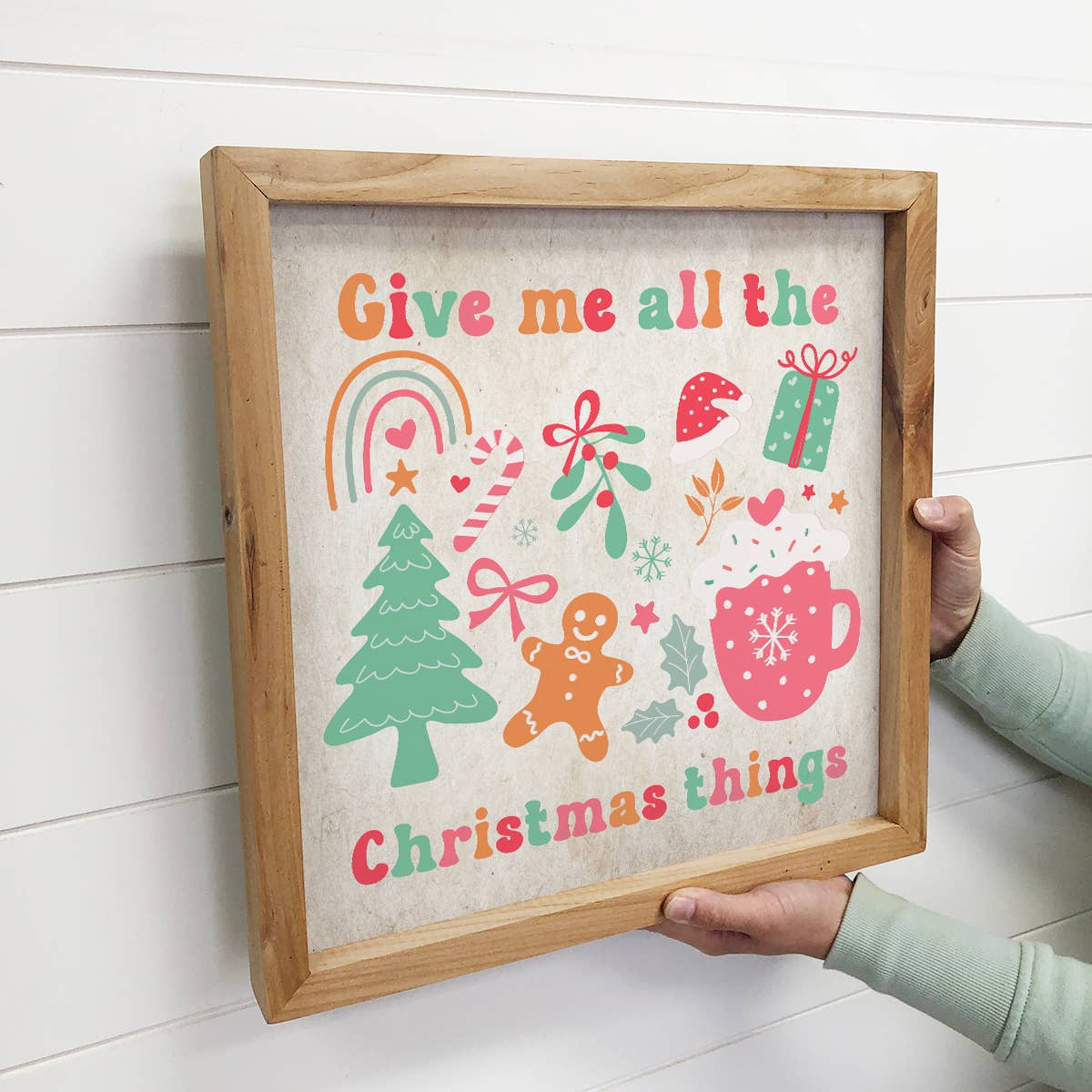 Give Me All the Christmas Things - Christmas Canvas Art