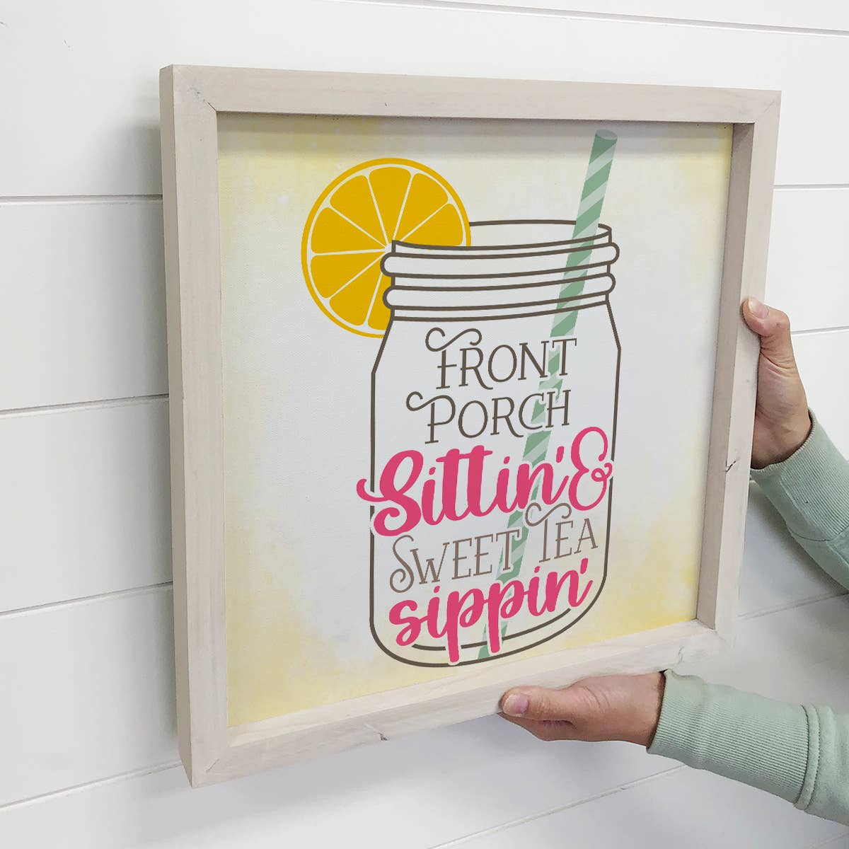 Summer Sign- Sweet Tea Sippin- Front Porch Sittin- Cute Sign