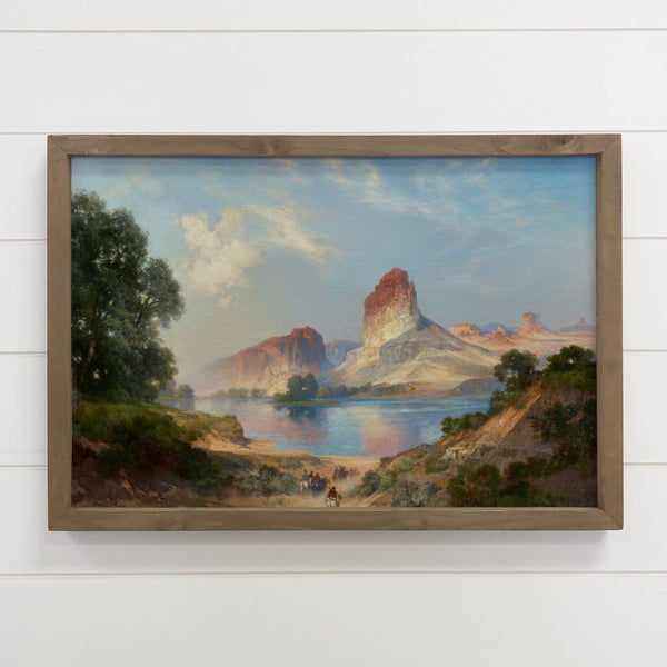 Nevada Desert Mountains - Nature Landscape Wall Art - Framed