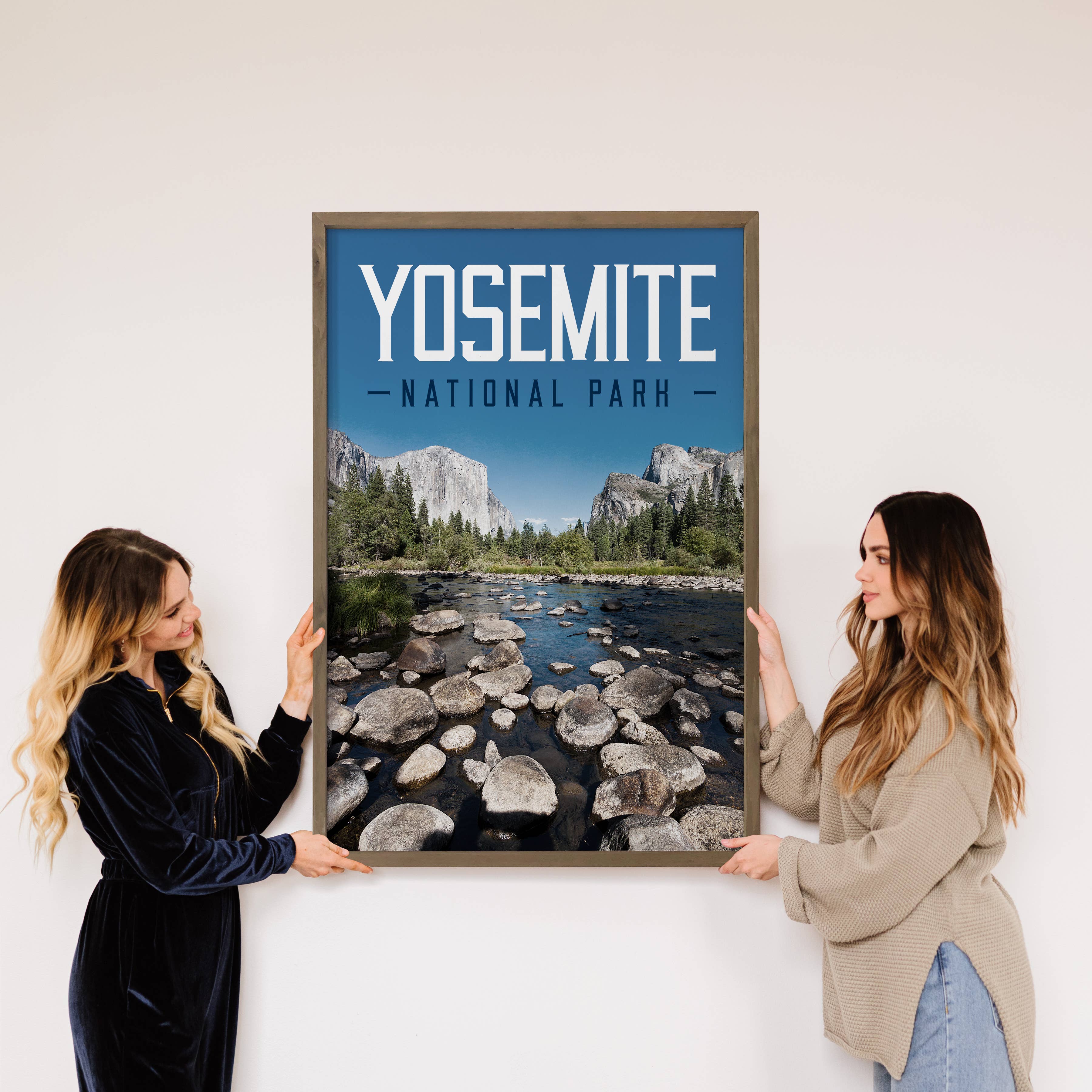 Yosemite National Park - Framed Customized Wall Art - Nature