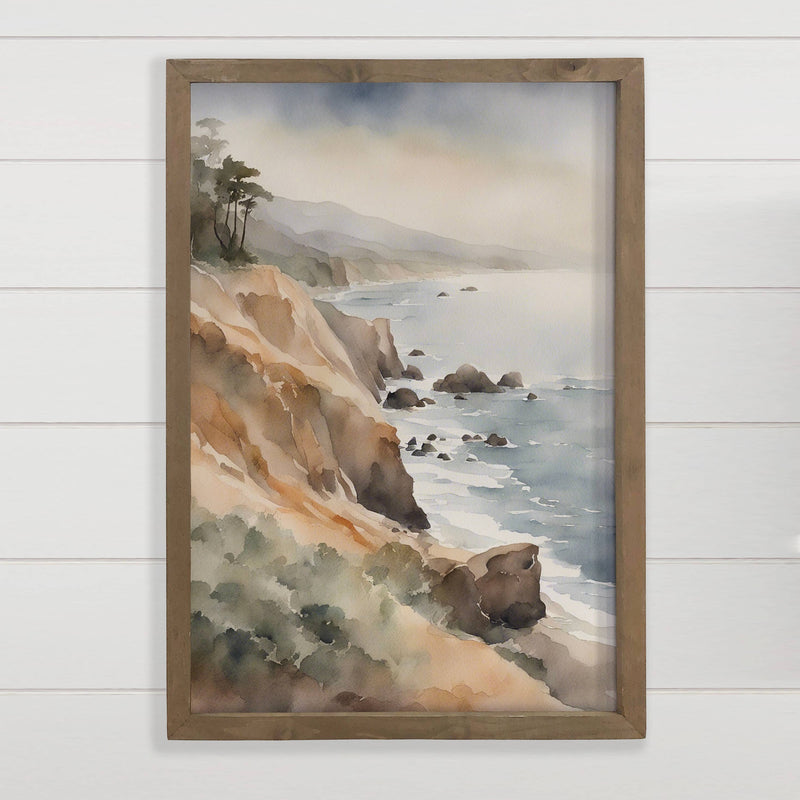 Rugged California Coast - Coastal Landscape Canvas Art