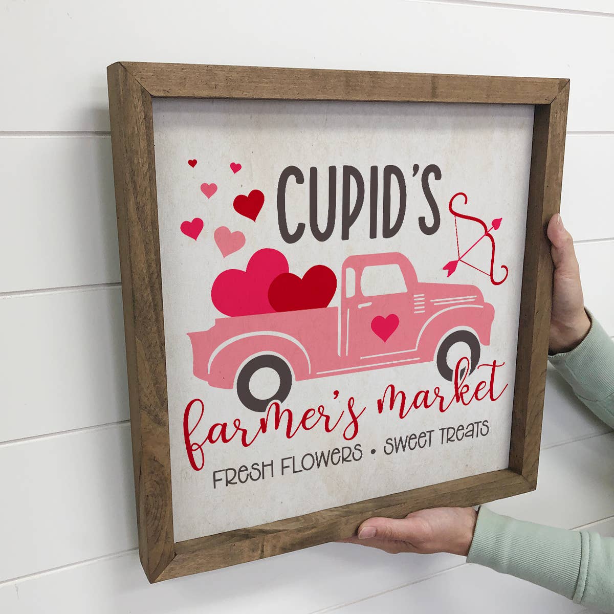 Cupid Truck Sign - Valentine's Day Home Decor